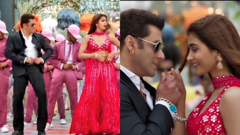 Capturing romantic moments from Salman Khan-Pooja Hedge's 'Billi Billi