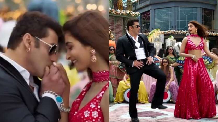 Capturing Romantic Moments From Salman Khan Pooja Hedges Billi Billi Aankh Goriye Song
