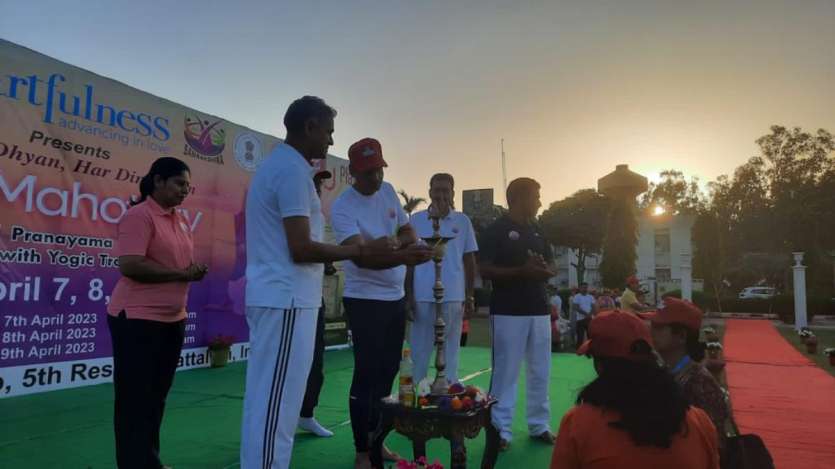 Yog Mohotsav at CISF camp Indirapuram by Heartfulness | Photos