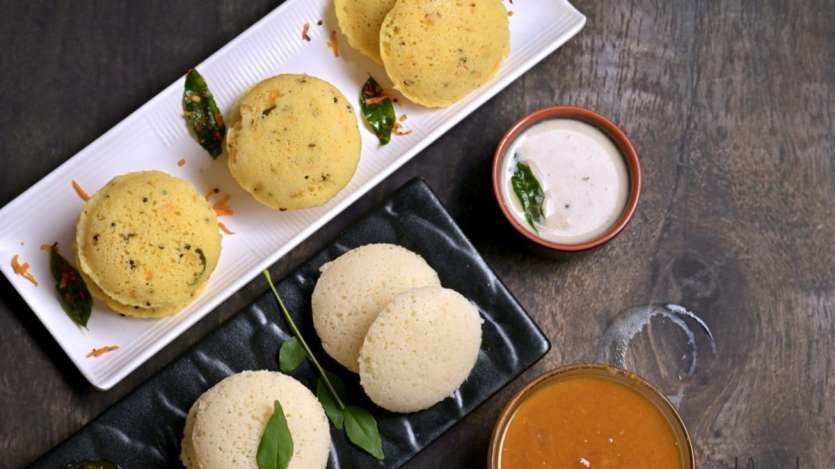 Rava Idli: For those craving a quick fix, rava idli is the perfect choice. Mix 1 cup of semolina (rava), 1 cup of yoghurt, chopped vegetables like carrots and peas, a pinch of baking soda, salt, finely chopped green chillies and coriander leaves. Let the batter rest for 30 minutes. Grease idli moulds and steam for 12-15 minutes. Enjoy the unique texture and flavour of rava idlis with your favourite chutney.