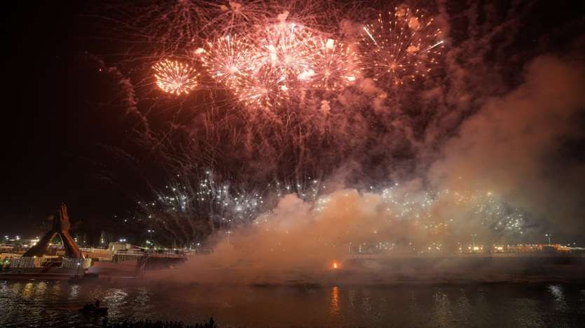 Lights, diyas and laser show illuminate Kashi on Dev Deepawali | In Pictures