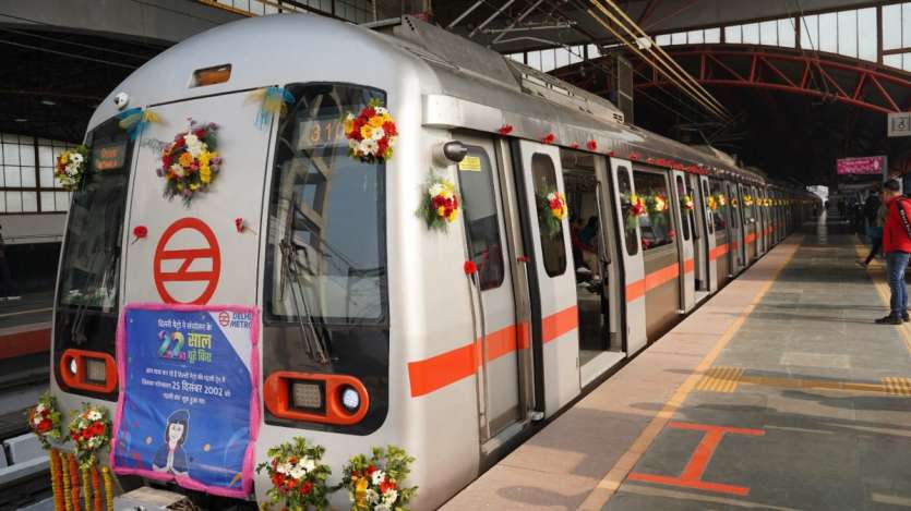 Manufactured by the MRM Consortium in South Korea, the train was shipped to Kolkata and then transported to Delhi via the Indian Railways network.