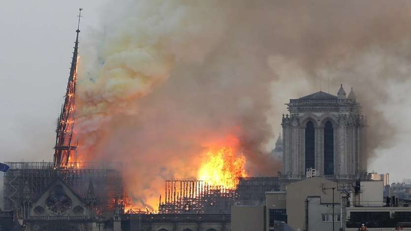 A fire ravaged Notre Dame in April 2019, collapsing its roof and spire and destroying its interior. The incident gained worldwide solidarity. It was under renovation when the fire incident took place.