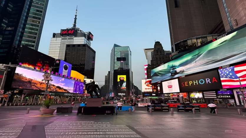 New York City's iconic times Square