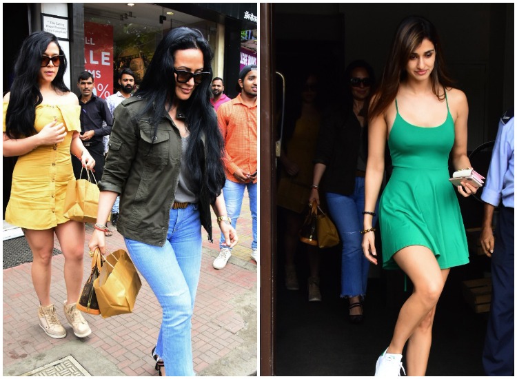 Tiger Shroff's rumoured girlfriend Disha Patani spends Sunday outing with  Ayesha and Krishna Shroff, see pics