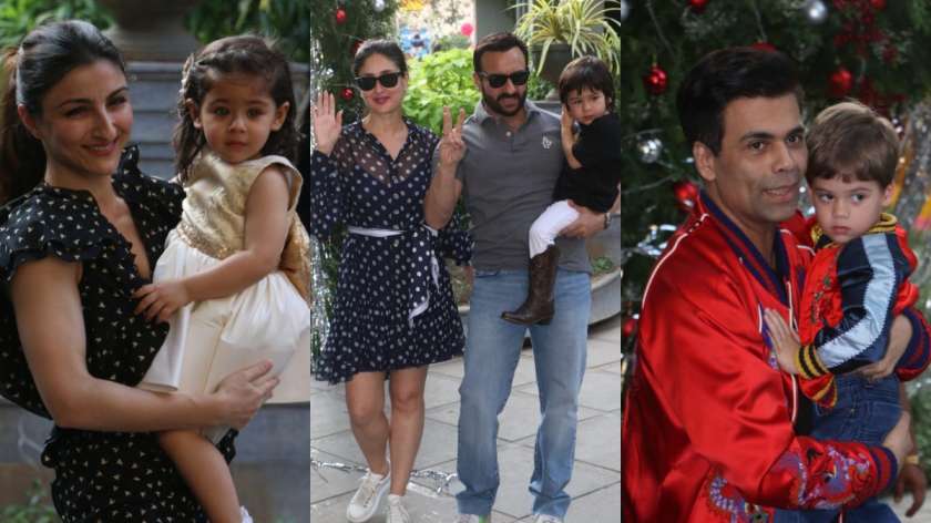 Karan Johar, Soha Ali Khan and others attend little Taimur's  Christmas-themed birthday bash IN PICS