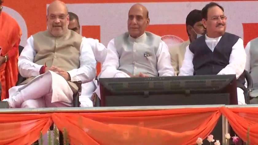 IN PICS | Yogi Adityanath takes oath as UP Chief Minister for a second ...