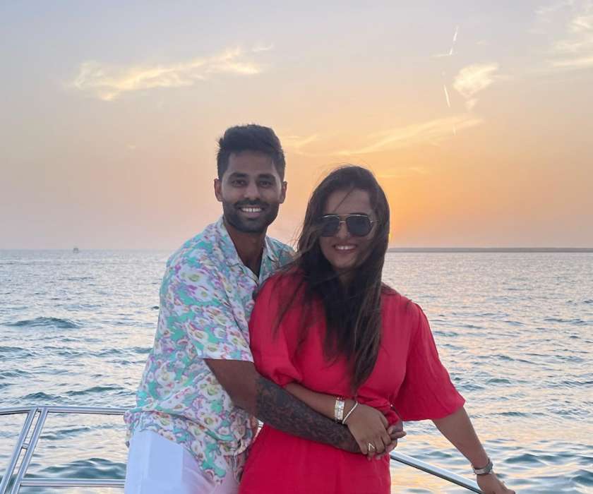 Suryakumar Yadav and his wife Devisha's travel photos are vacation goals