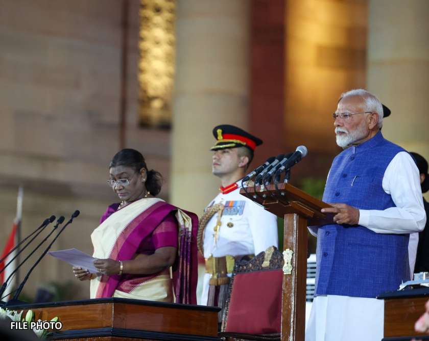 Recounting his government's achievements, he said over 25 crore people have been removed from the clutches of poverty. India is seen as a bright spot among major global economies.