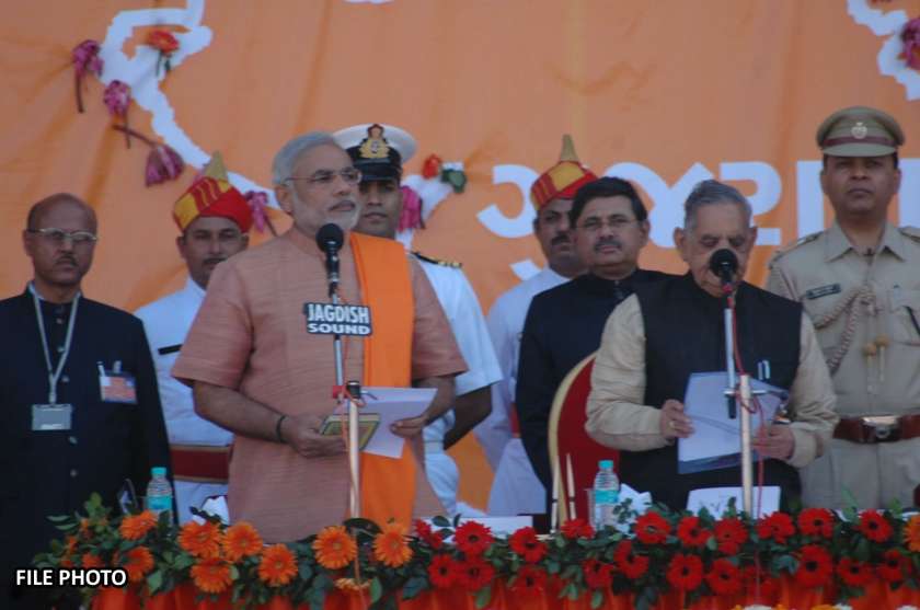 On his first term as Gujarat CM, he said,