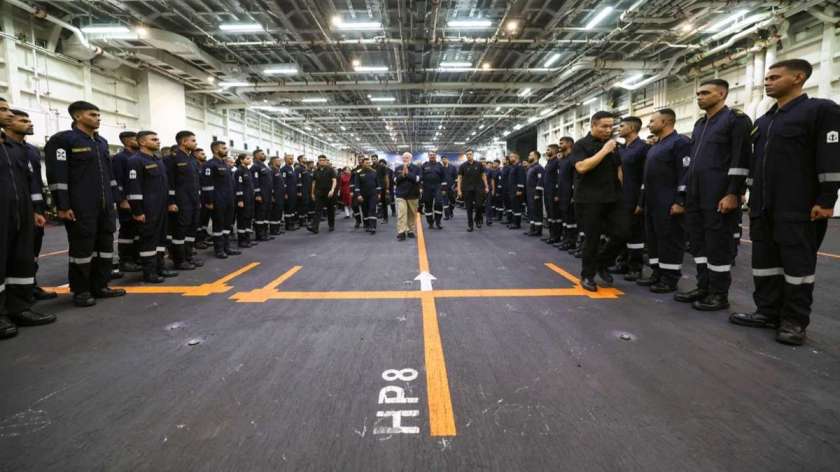 PM Modi marks Diwali with Navy on INS Vikrant, watches MiG-29 fighter jets  take flight | In pics