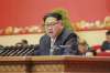 North Korean leader Kim Jong Un addresses the congress on