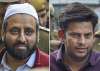 This combination of photos show AAP MLAs Amanatullah Khan