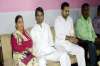 Tej Pratap Yadav (centre) with mothe Rabri Devi and brother