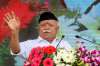 In his Vijaydashmi address before the Lok Sabha elections,