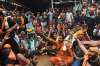  Protesters oppose the entry of women to the Sabarimala