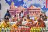 Thousands of VHP, Shiv Sena and RSS workers have descended