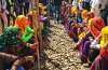 Members of the Gujjar community hold a dharna demanding