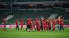 Players of Bayern Munich celebrate securing the Bundesliga