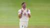James Anderson of England celebrates after taking the