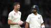 James Anderson and Virat Kohli