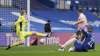 Chelsea's Hakim Ziyech, right, scores his side's second