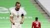England's Harry Kane celebrates his side's first goal