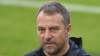Bayern's head coach Hans-Dieter Flick during the interview