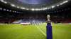 The Copa America trophy is placed on the field prior to the