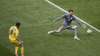Ukraine's Roman Yaremchuk scores his side's second goal