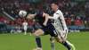 Scotland's Kieran Tierney, left, and England's Mason Mount