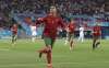 Portugal's Cristiano Ronaldo celebrates after scoring his