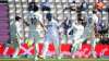 Virat Kohli of India walks off as Kyle Jamieson of New