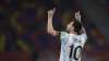 Argentina's Lionel Messi celebrates scoring his side's