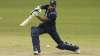 India's Shikhar Dhawan plays a shot during the first one