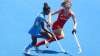 Salima Tete during India's bronze medal match versus Great Britain at the Tokyo Olympics