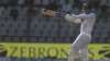 India's Mayank Agarwal plays shot during Day two of second
