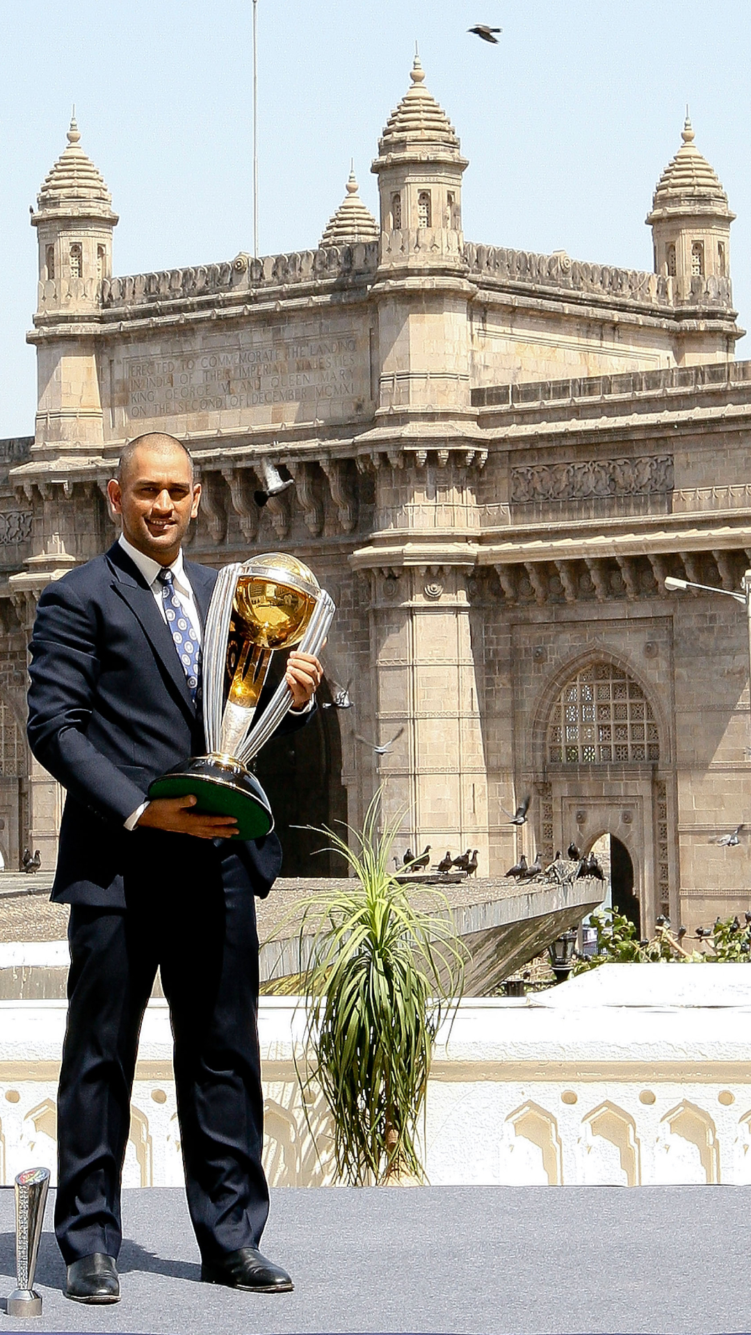 MS Dhoni became only the second India captain to win a World Cup.