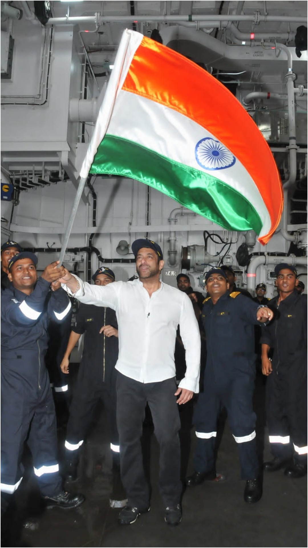 Inside PICS: Salman Khan joins sailor on India Navy's INS Visakhapatnam
