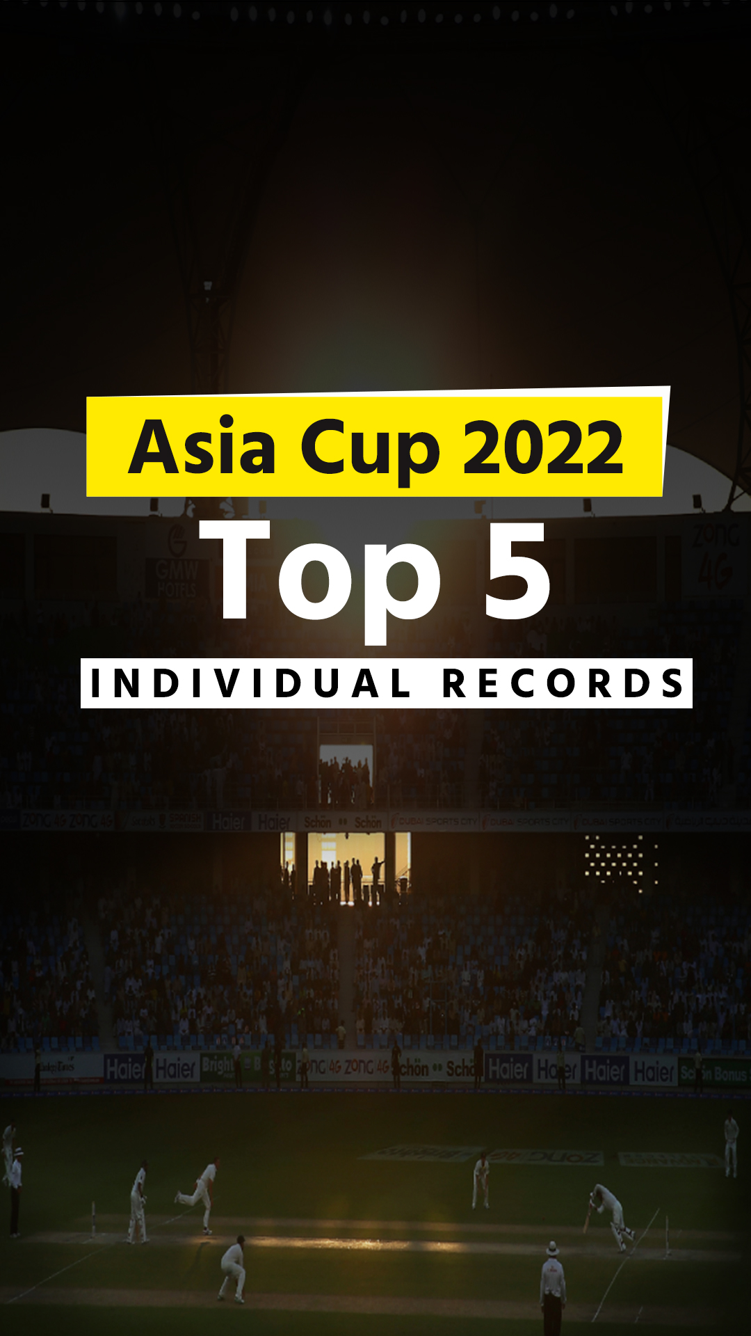 Top 5 Individual records in Asia Cup