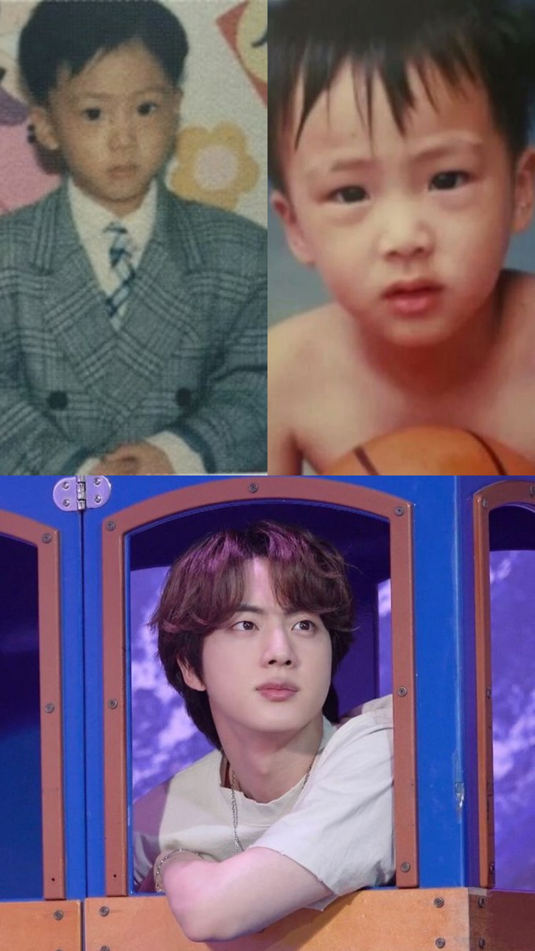 BTS Jin's childhood photos prove Kim Seokjin is World Wide Handsome