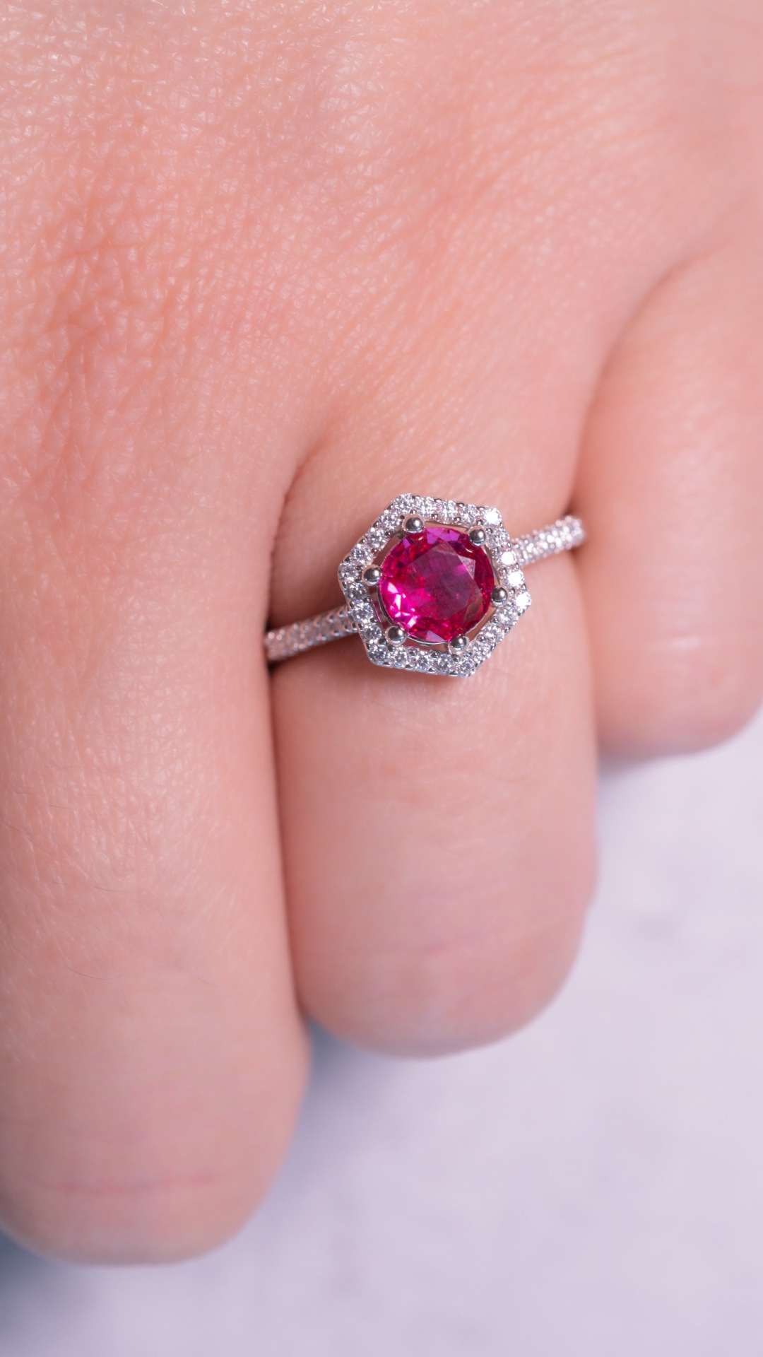 Amazon.com: Ruby Stone Ring 925 Sterling Silver Statement Ring For Women  Handmade Rings Gemstone Christmas Promise Ring Size US 7 Gift For Her :  Handmade Products