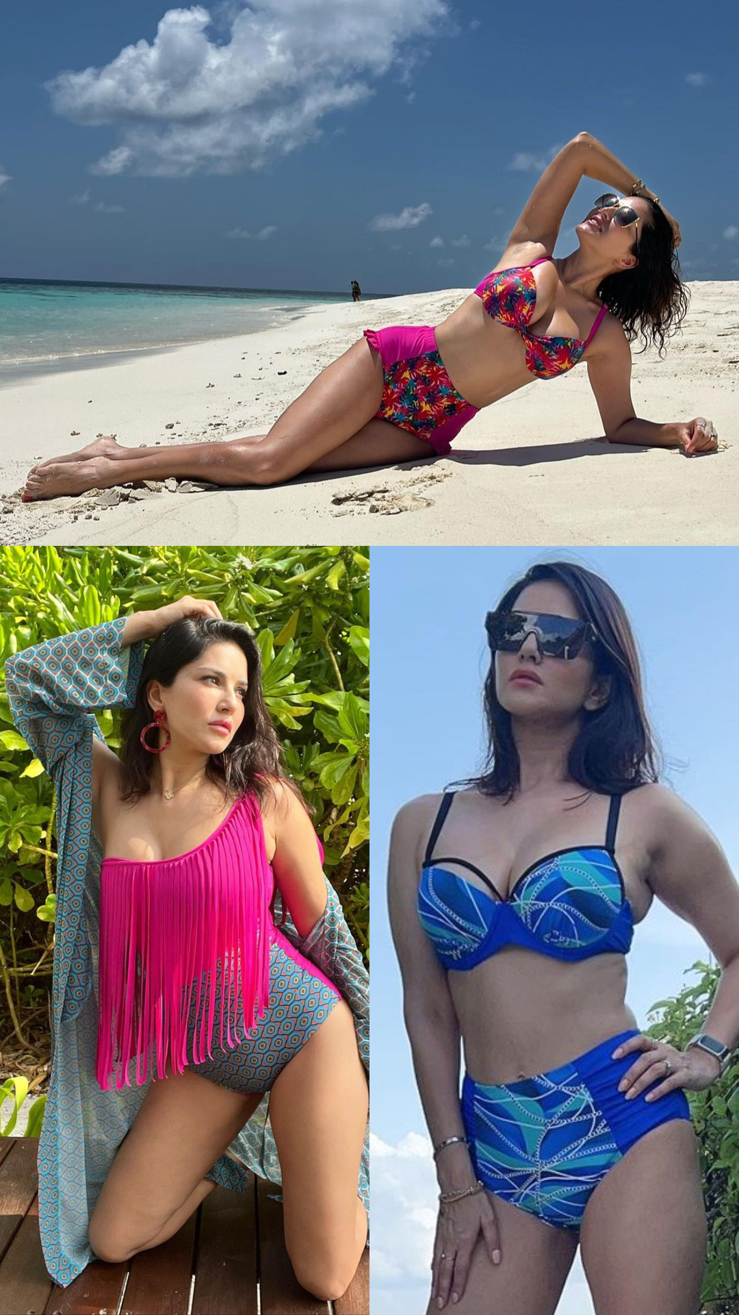 Sunny Leone sizzles in colourful bikinis in Maldives; get ideas for your beach vacation
