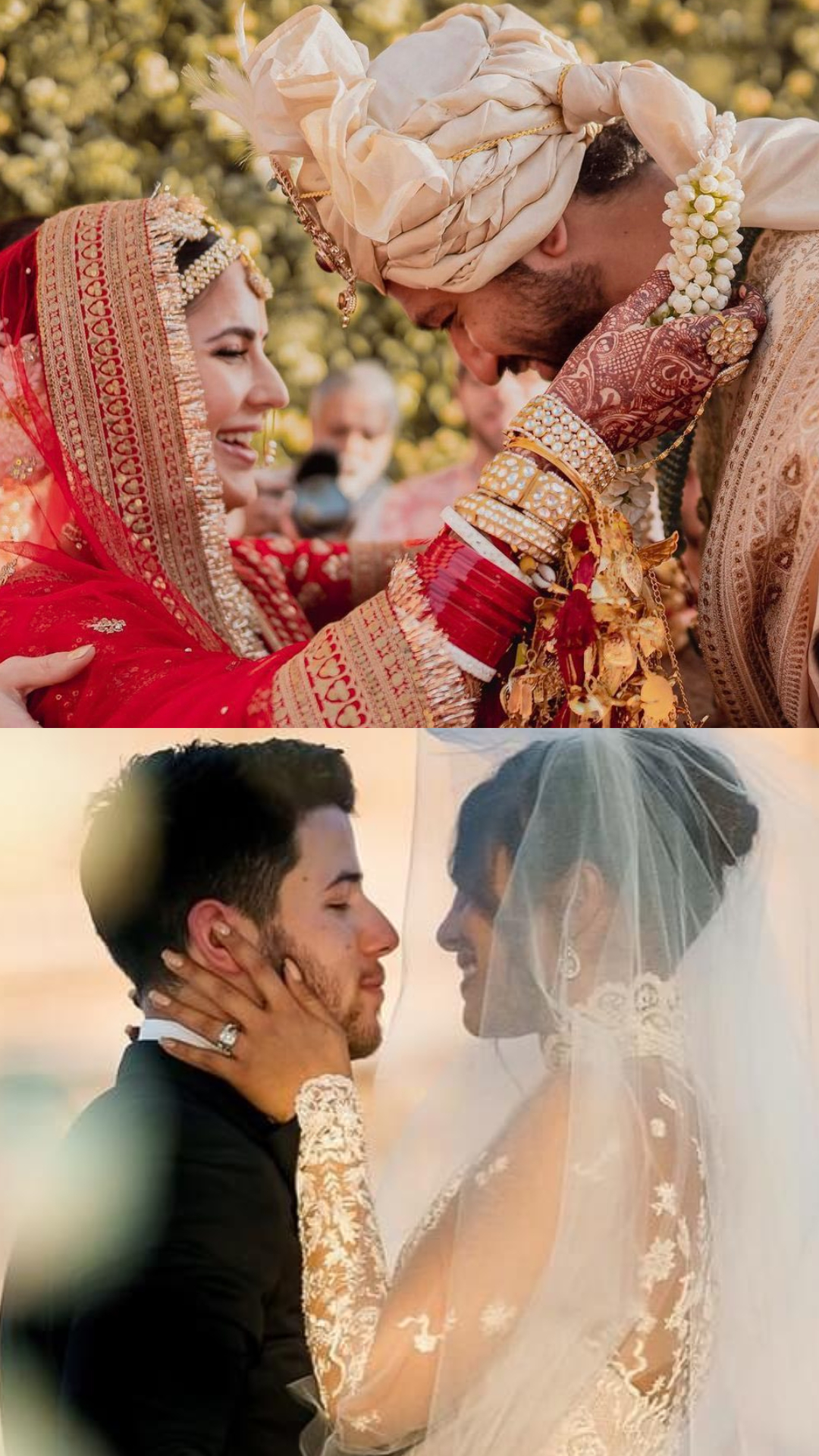 Katrina Kaif and Vicky Kaushal to Priyanka Chopra and Nick Jonas, Bollywood stars who married at cultural heritage sites.