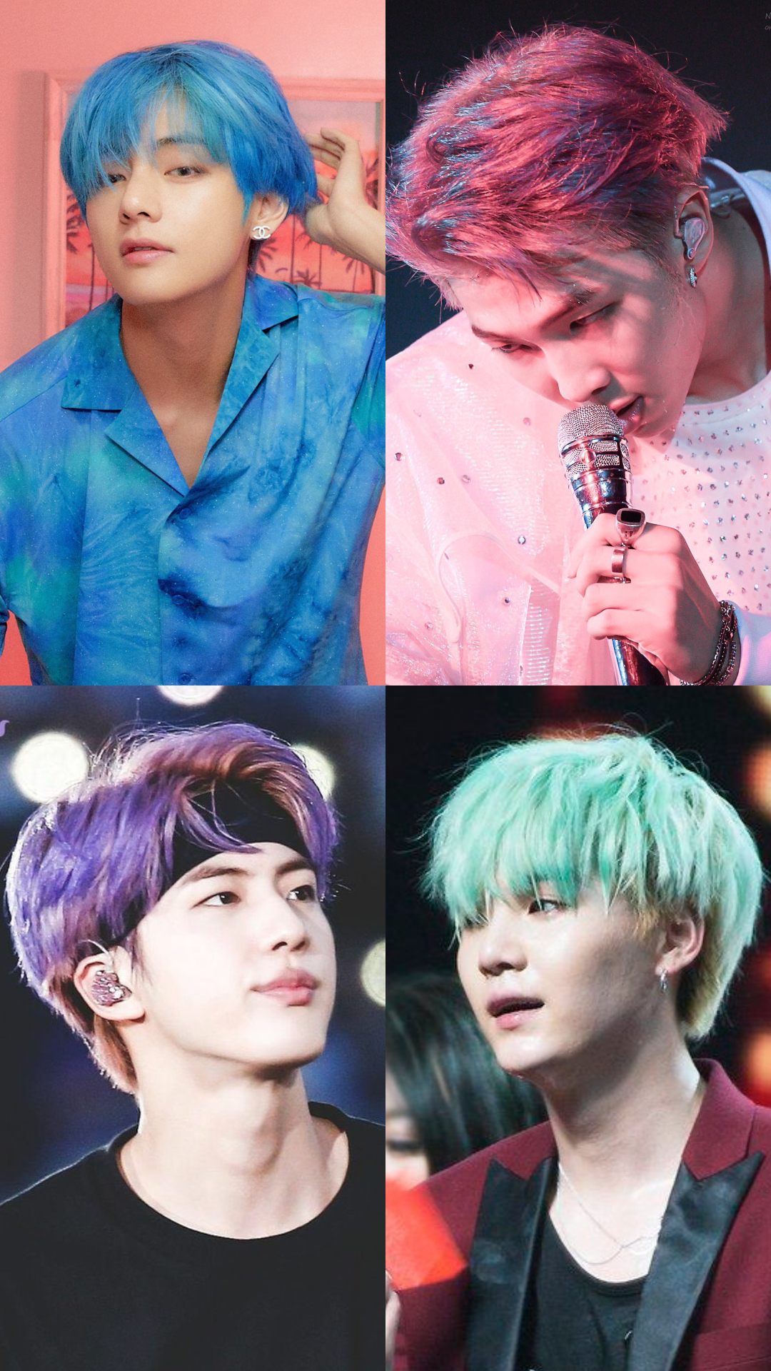 How Well BTS V Pulls Off Different Hair Colors