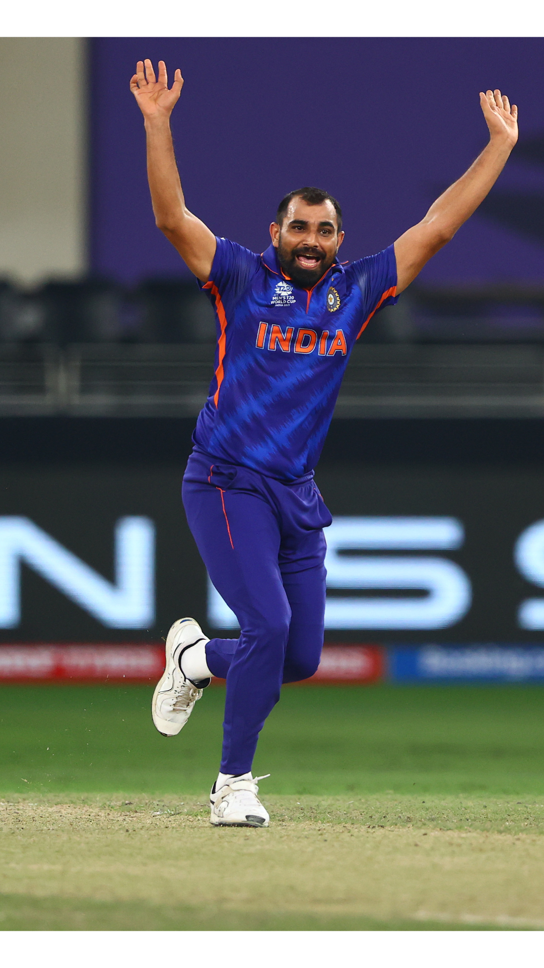 Mohammed Shami's performance in his previous five T20I innings