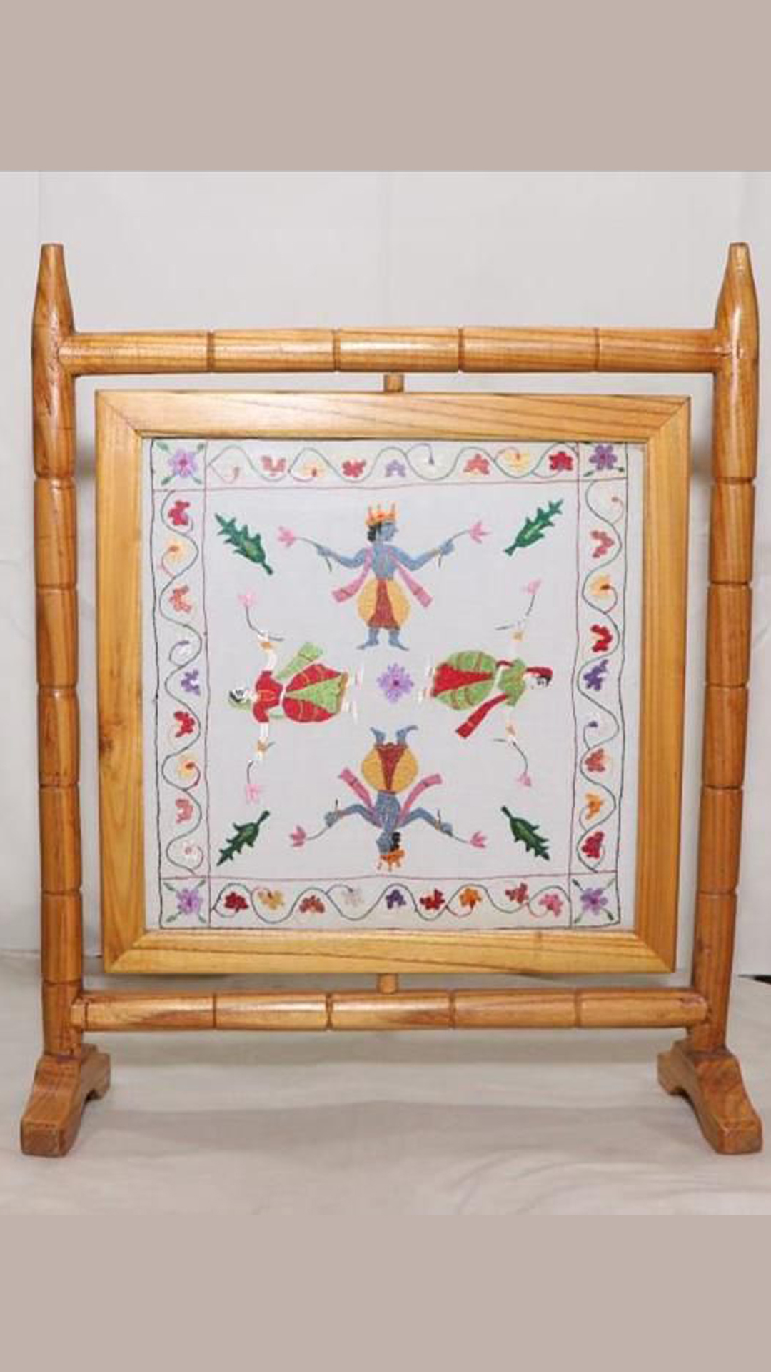 Chamba Rumal art form represents unique embroidery and was often used as gift wrap during 17th, 18th centuries.