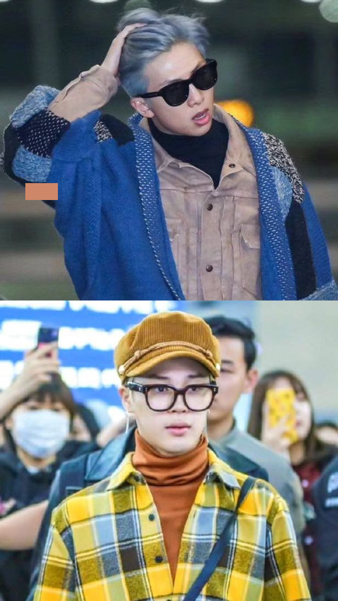 BTS Airport Fashion: RM, Jin, Suga, J-Hope, Jimin, Jungkook & V