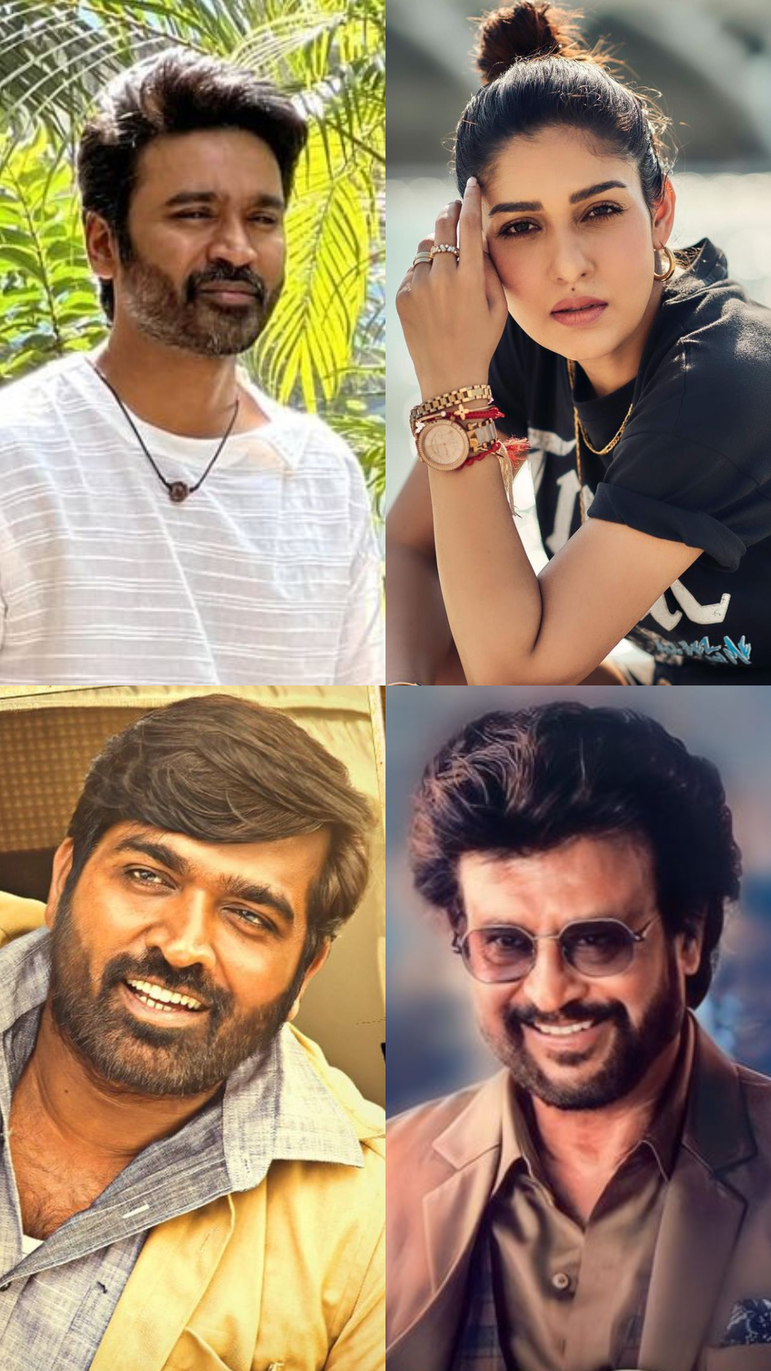 Rajinikanth To Dhanush Nayanthara To Vijay Sethupathi Know Real 