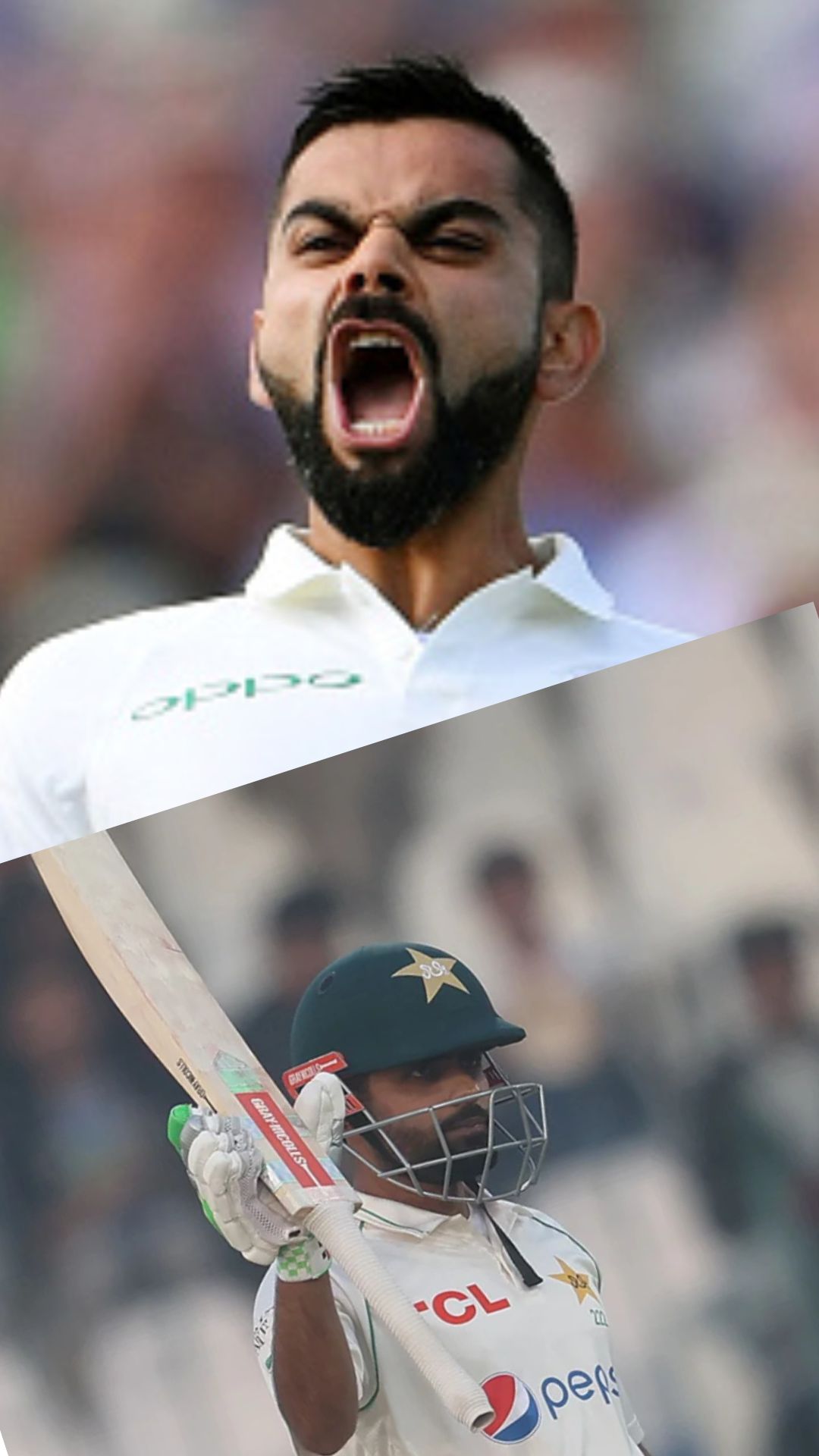 Comparing Virat Kohli and Babar Azam's Test match numbers in Asian conditions 